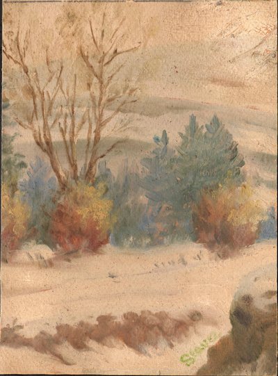 Paisaje de invierno de Slava Raškaj
